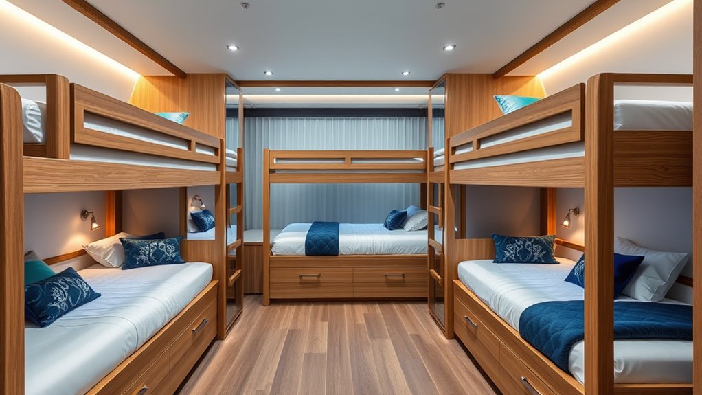 luxury stylish bunk beds