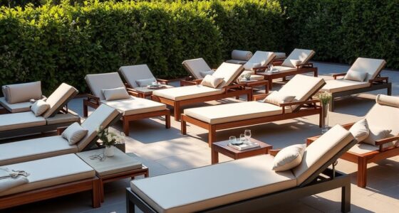 luxury stylish comfortable loungers