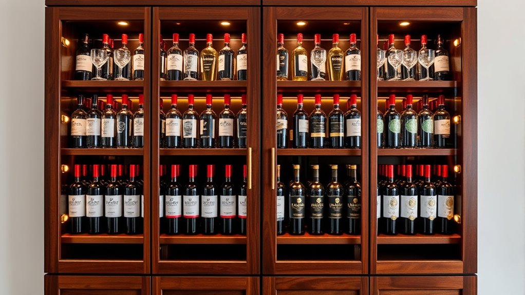 luxury wine cabinet essentials