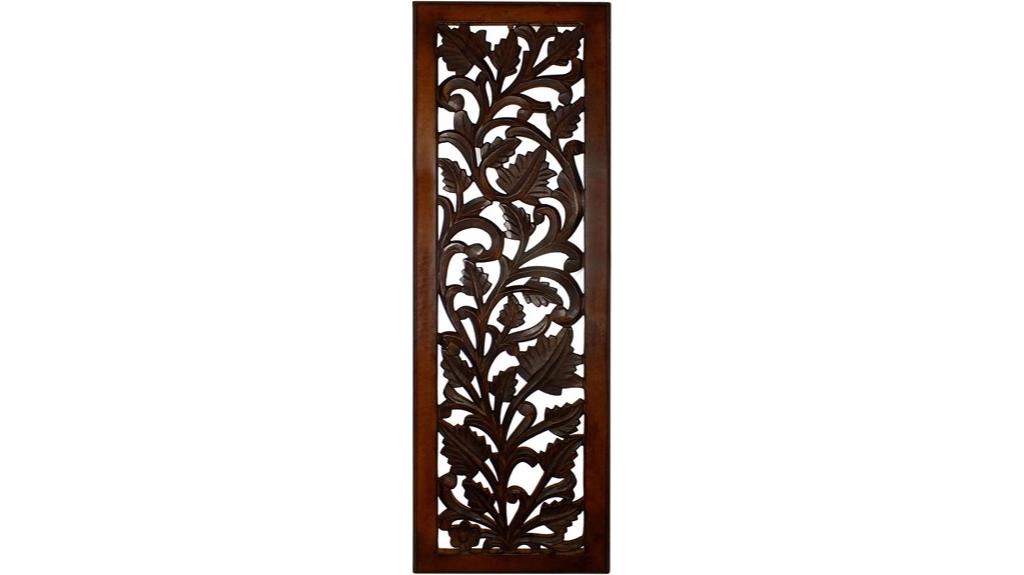 mango wood leaf pattern