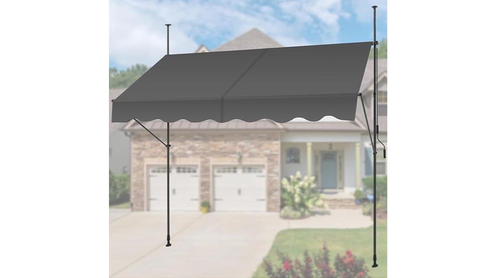 manual patio retractable awning