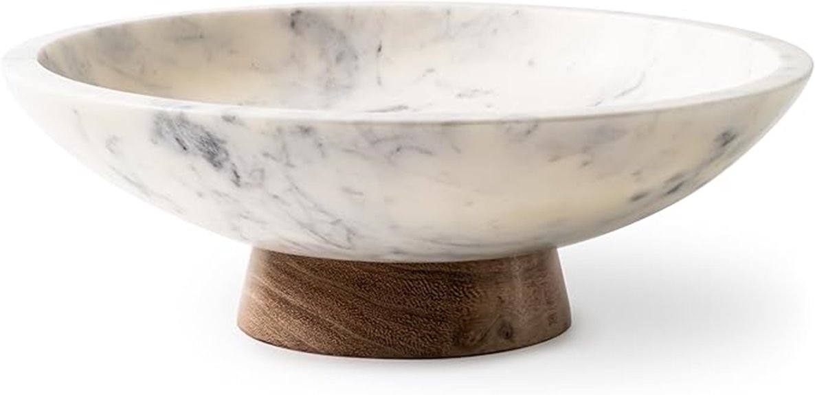 marble cork decorative bowl