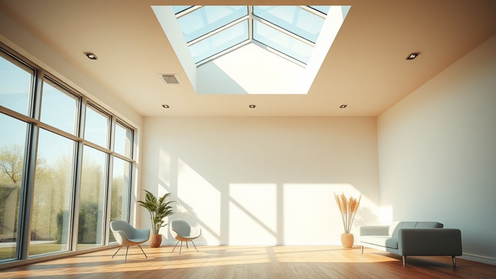 maximize sunlight with skylights