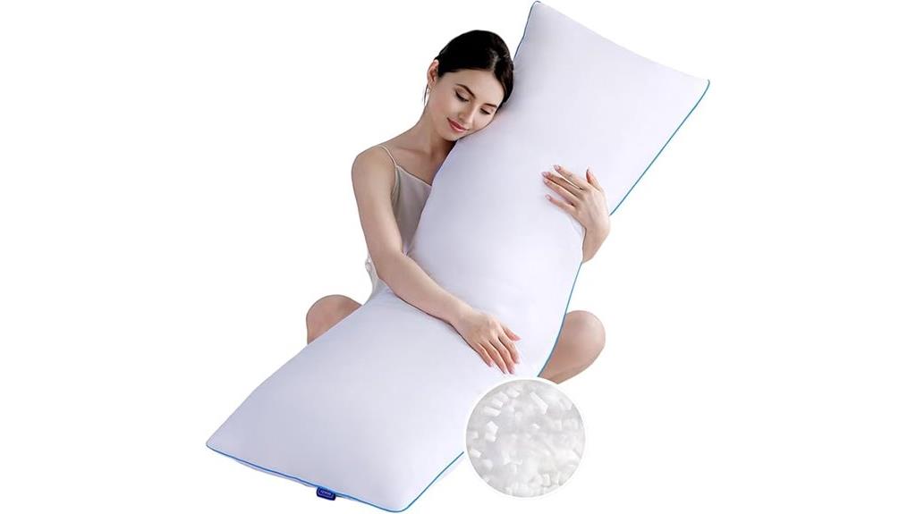 memory foam body pillow