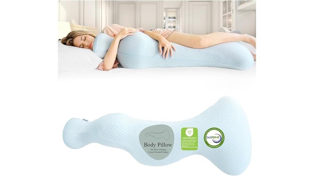 mermaid themed adult pillow