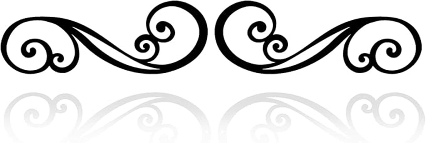 metal scroll wall art