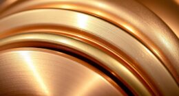 metallic accents with warm tones