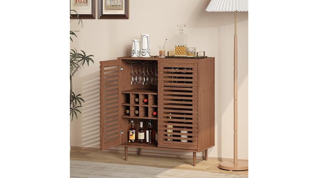 mid century wine storage