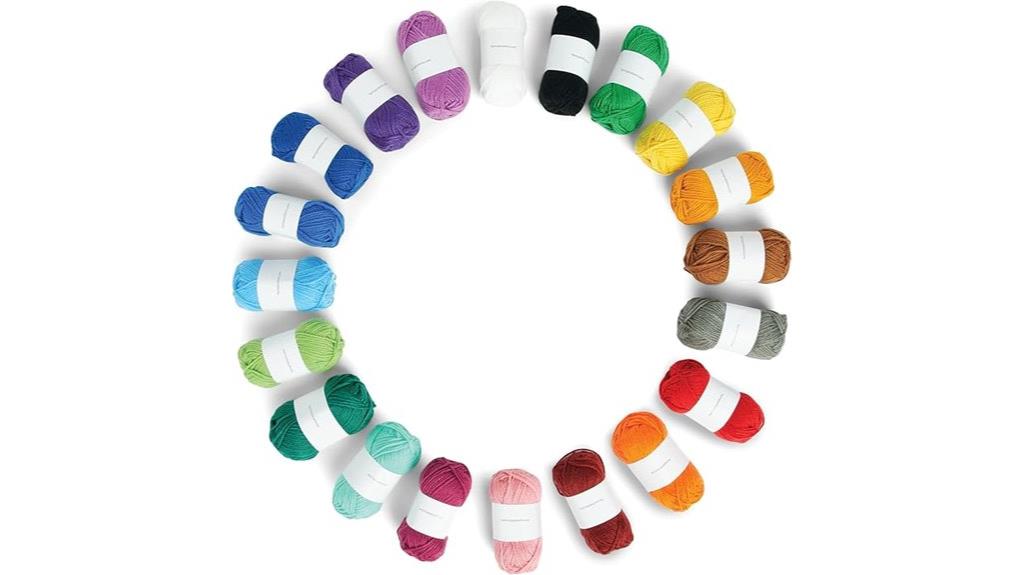 mini acrylic yarn pack