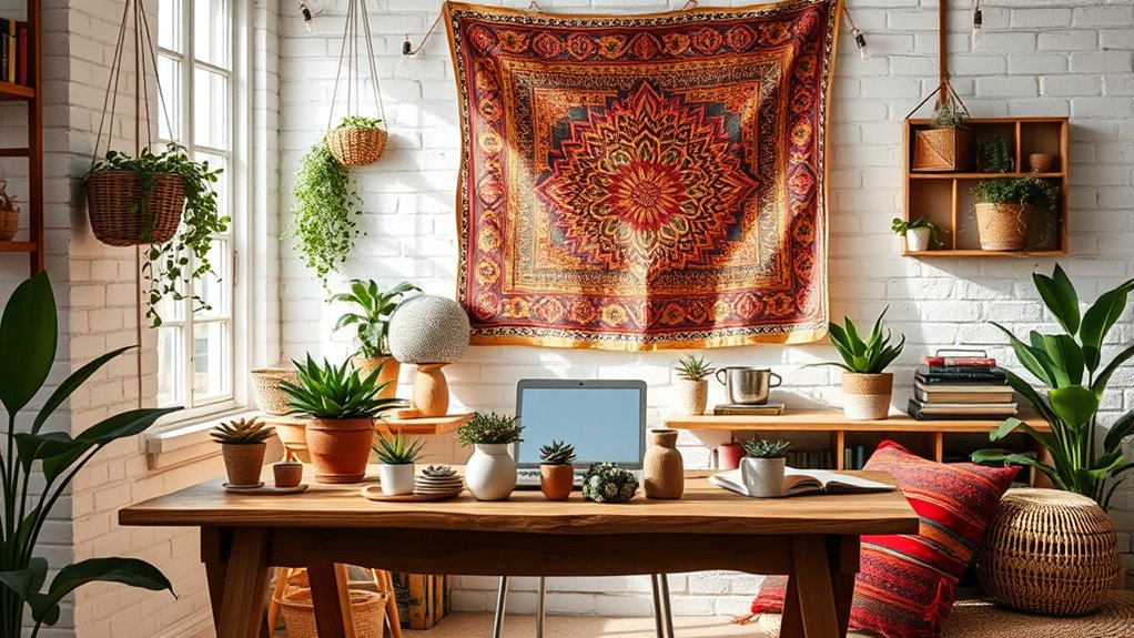 minimalist organized relaxing environment