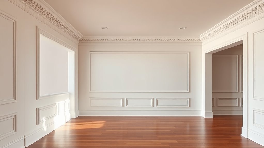 minimalist wall trim designs