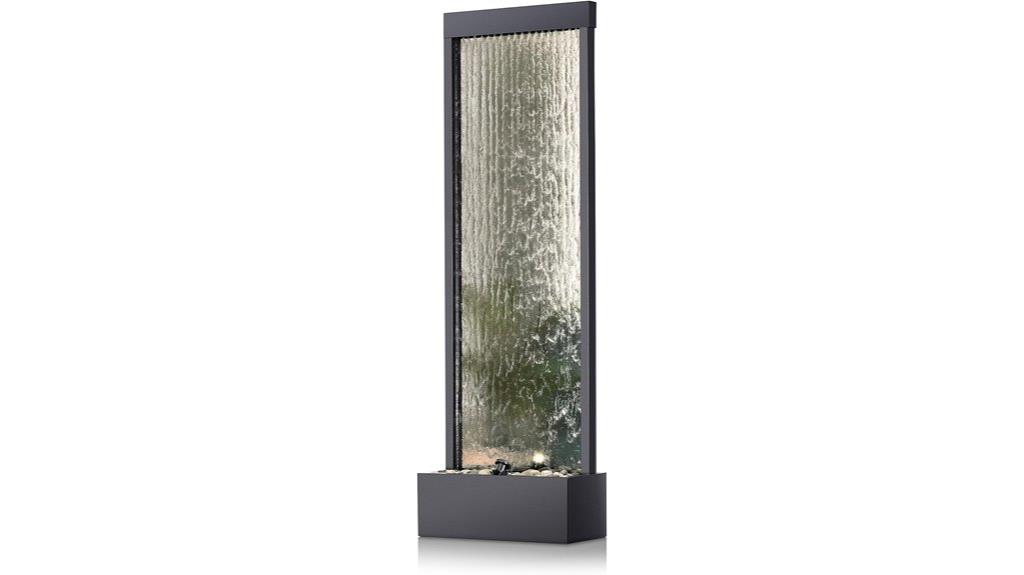 mirror waterfall fountain display