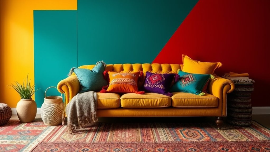 mix match textures patterns