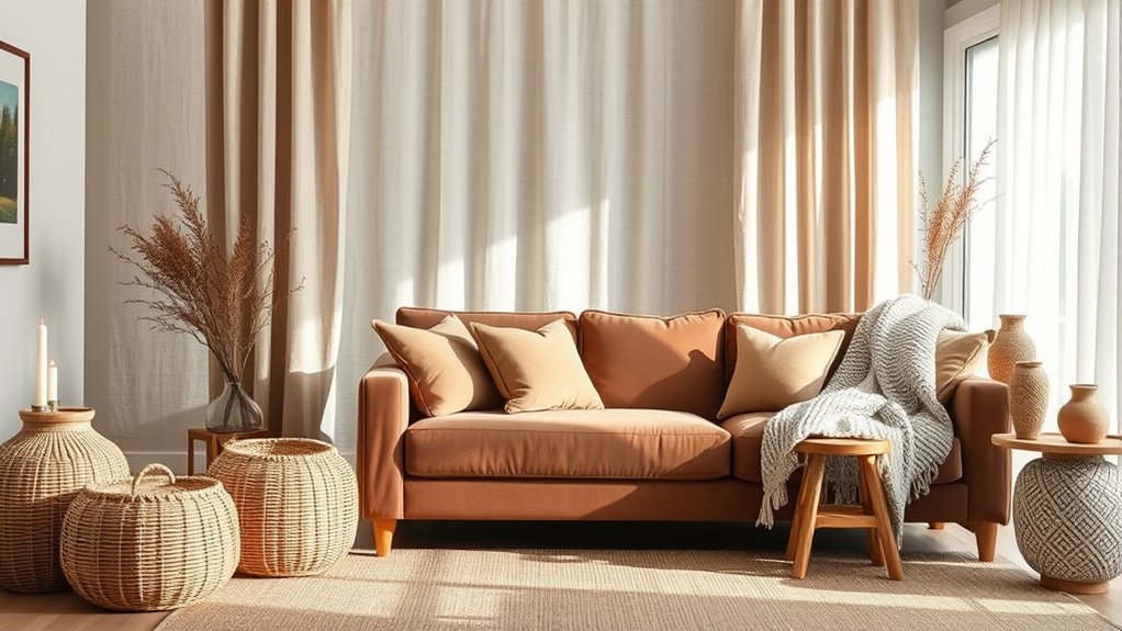 mix natural elements layering