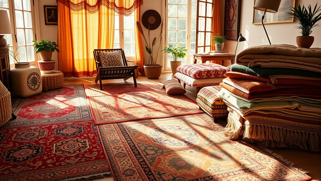 mix textures and patterns