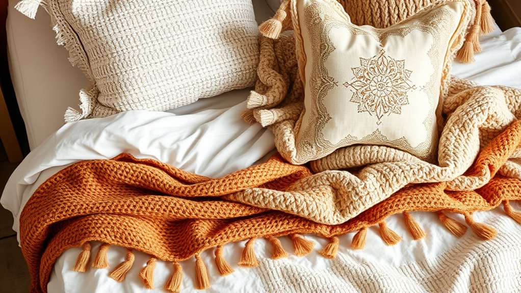 mix textures and patterns