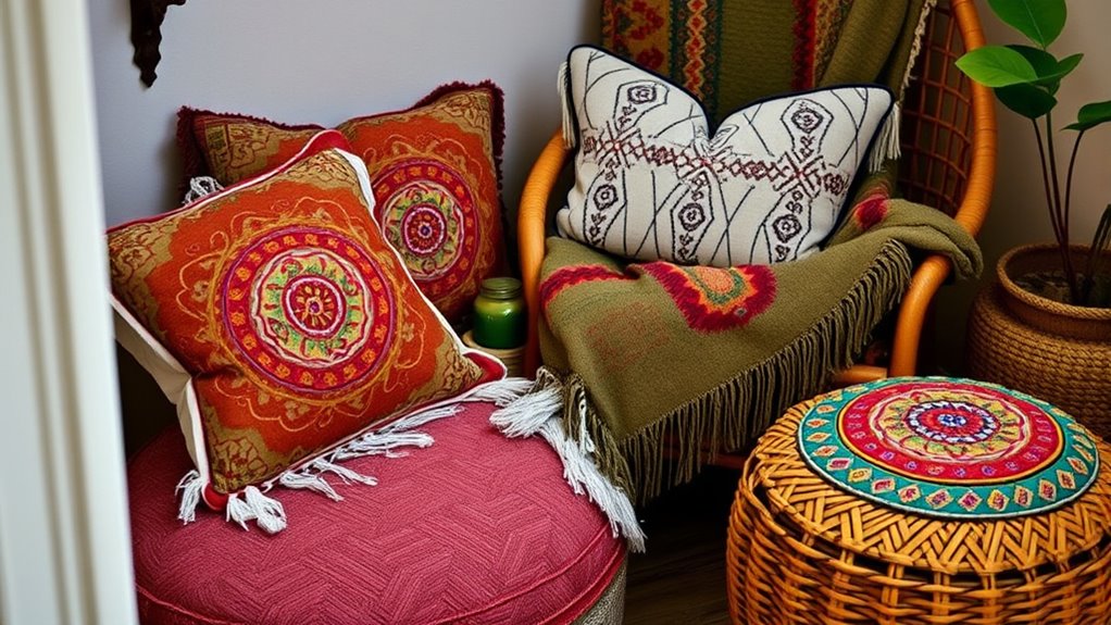 mix textures and patterns