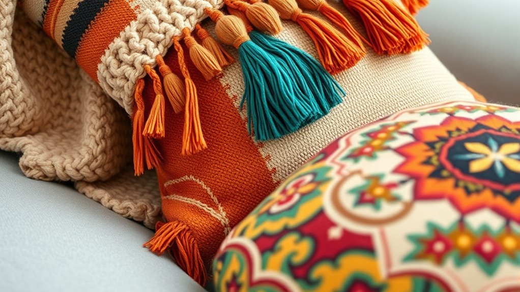 mix textures for warmth