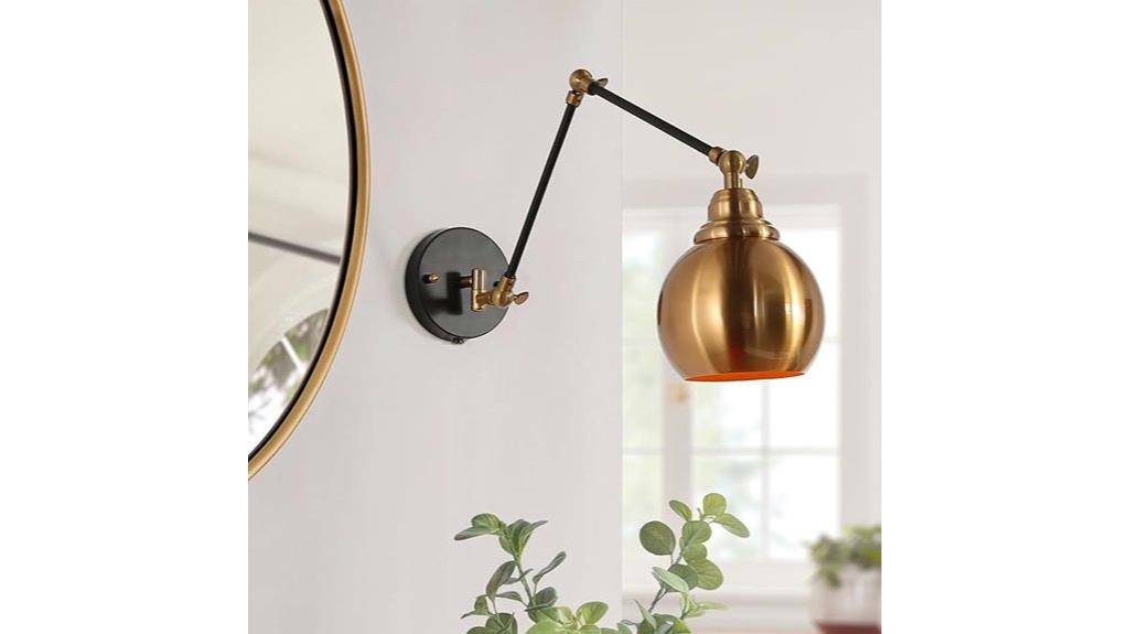 modern black wall sconce