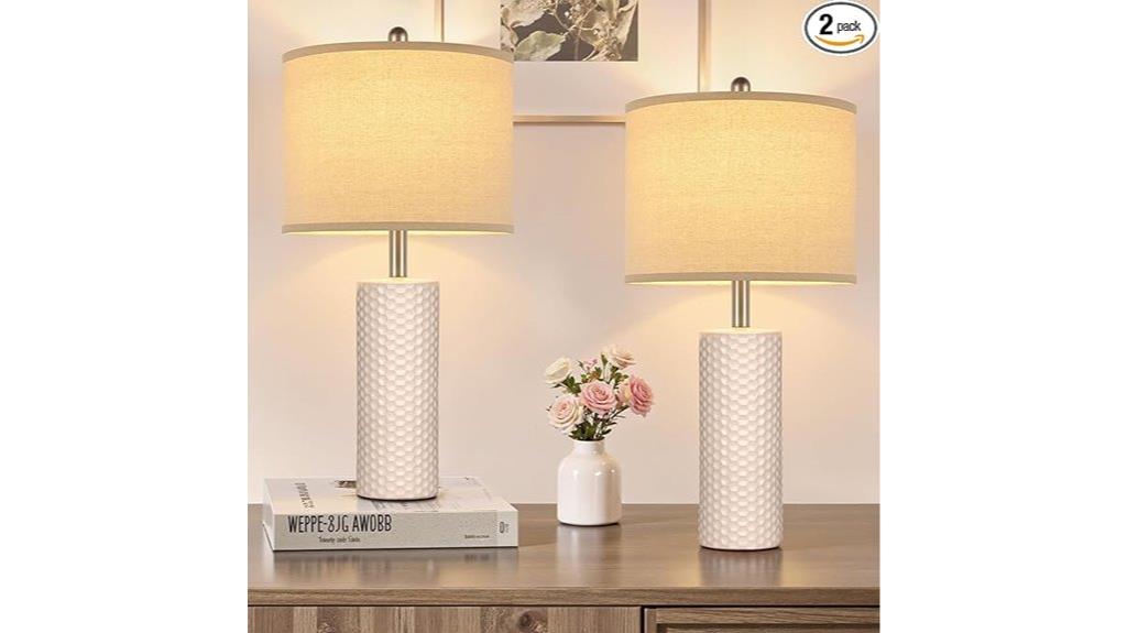modern ceramic lamp set