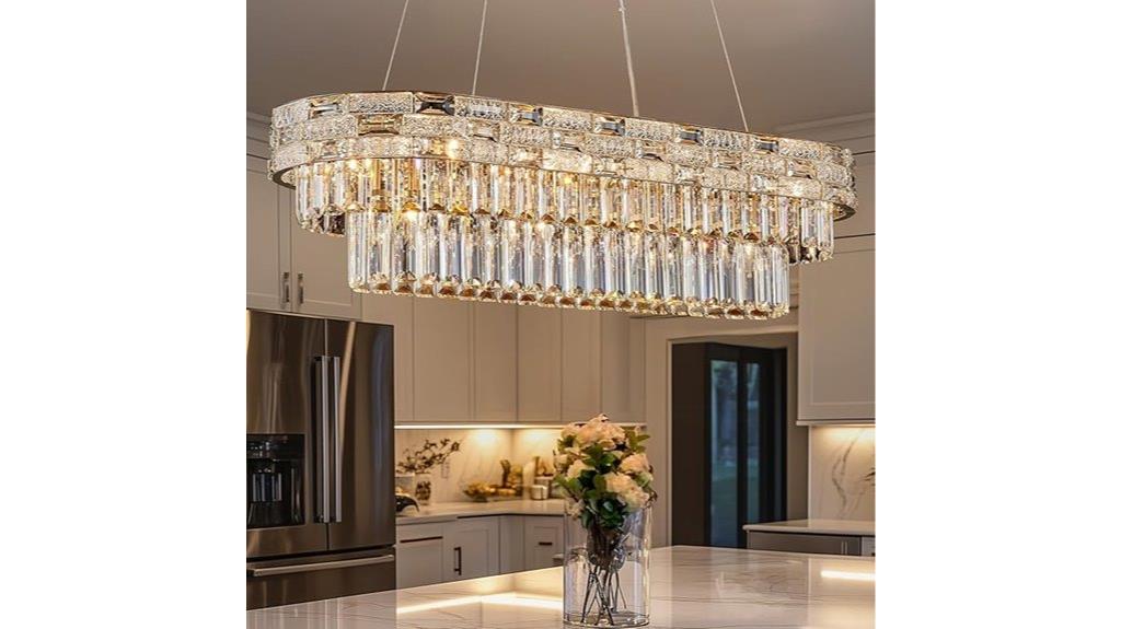 modern crystal chandelier