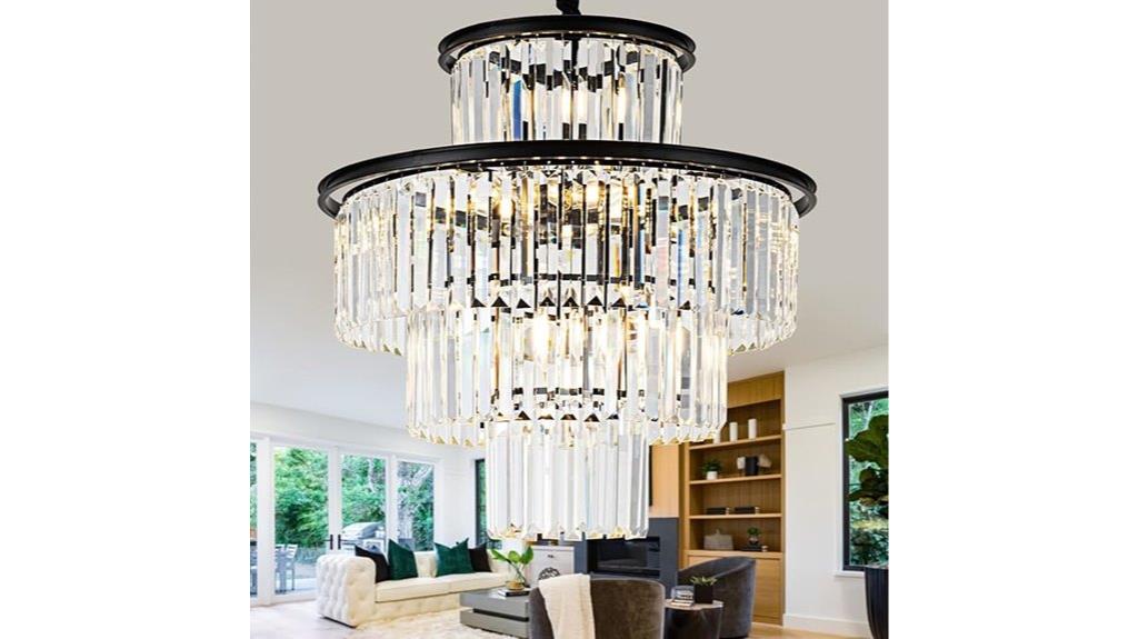 modern crystal chandelier
