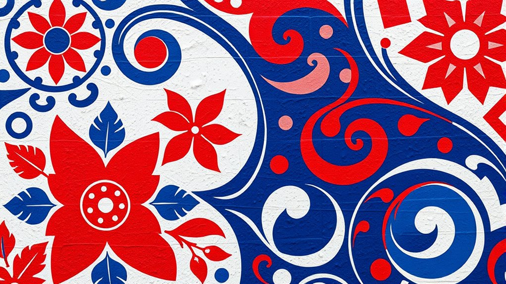 modern folk art reinterpretation