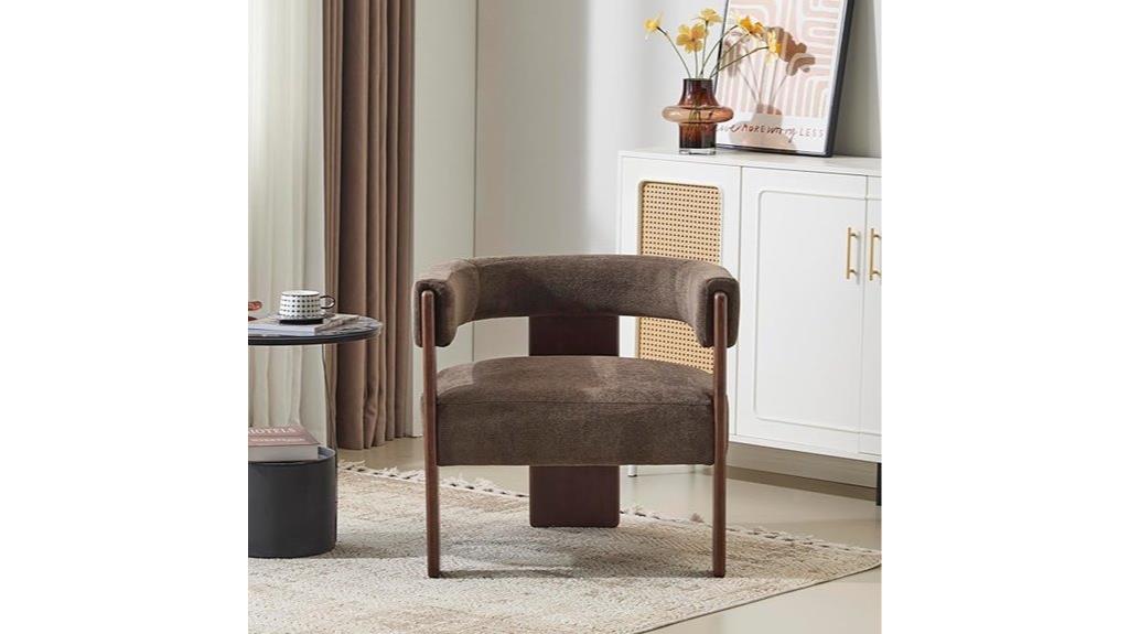 modern nettie accent chair