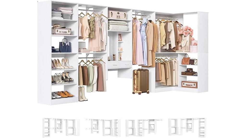 modular closet and vanity