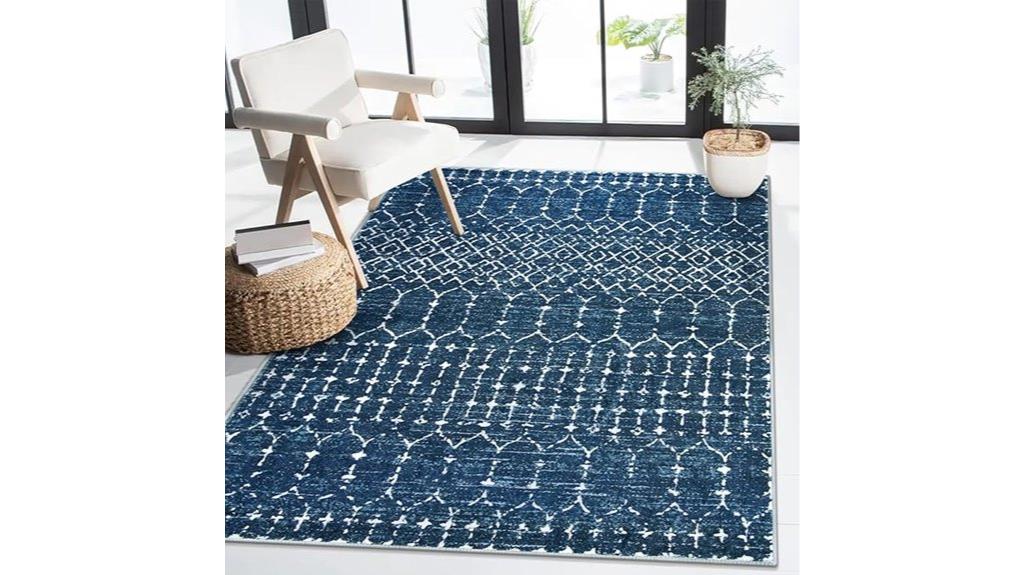 moroccan blue rug