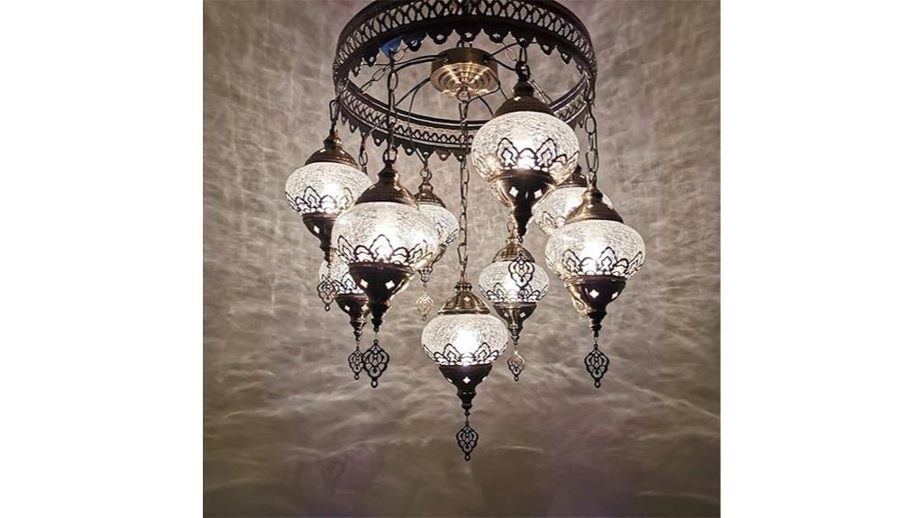 moroccan boho chandelier