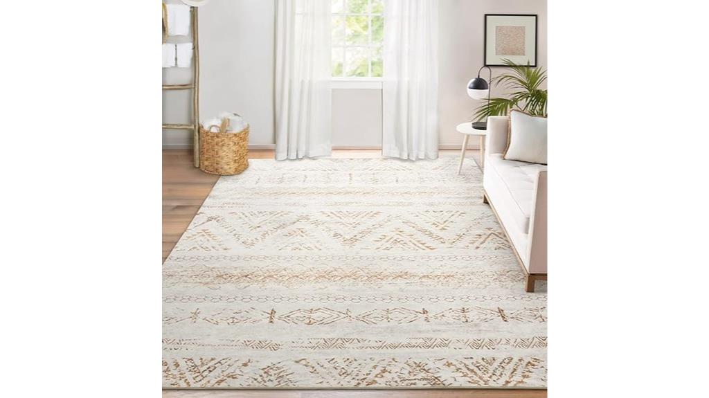 moroccan washable living rug