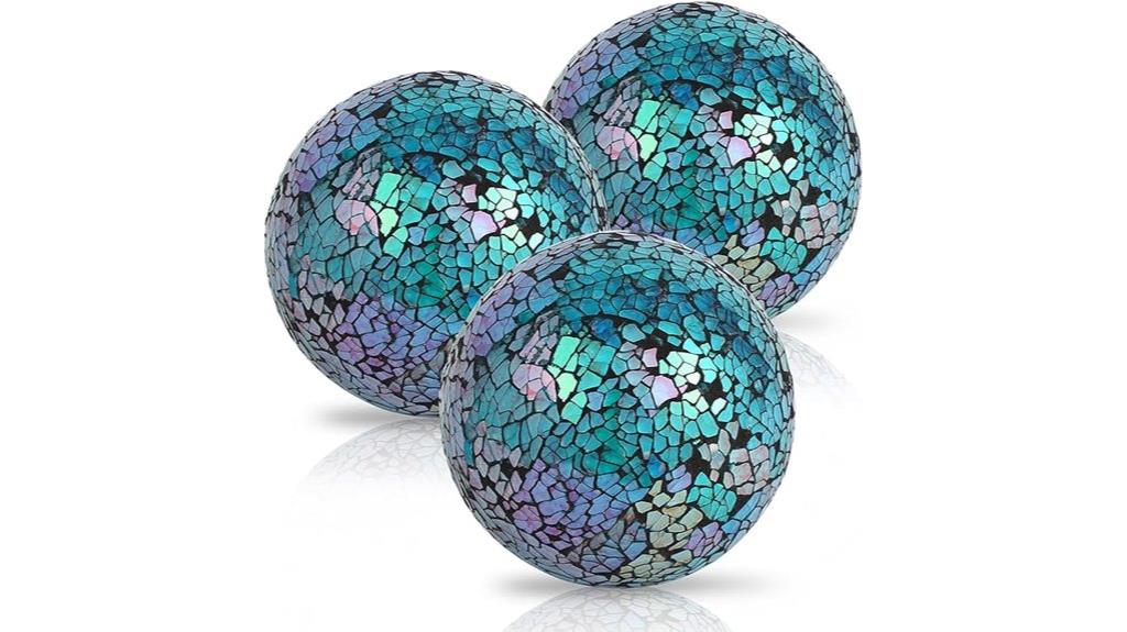 mosaic glass decorative balls