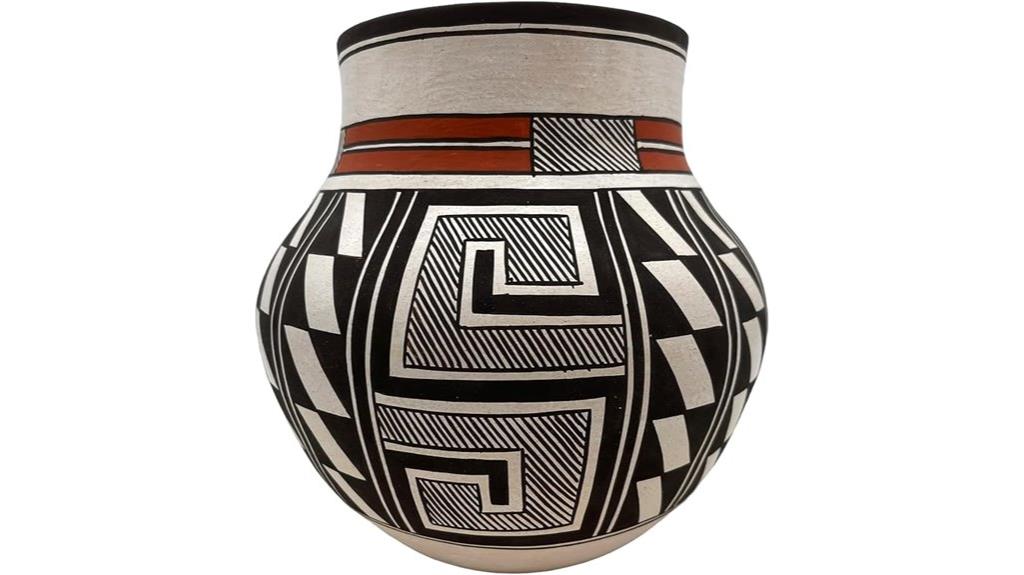 multicolor handmade ceramic vase