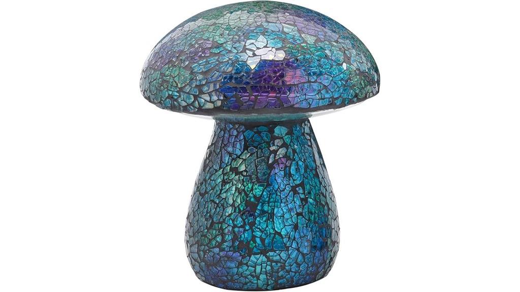 mushroom garden statue
