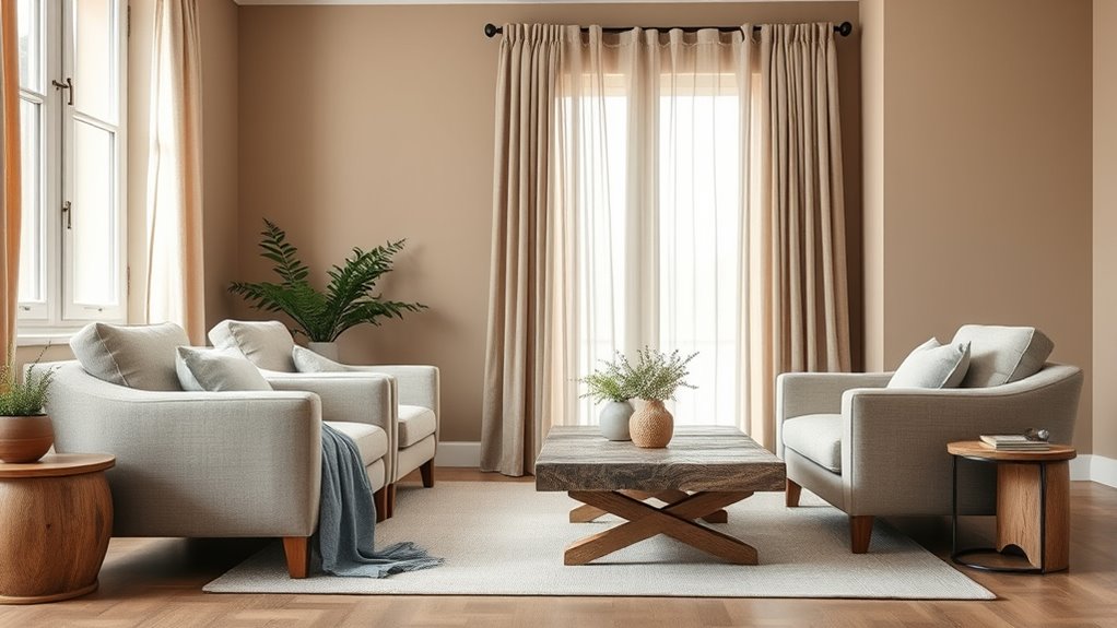 muted colors create calm