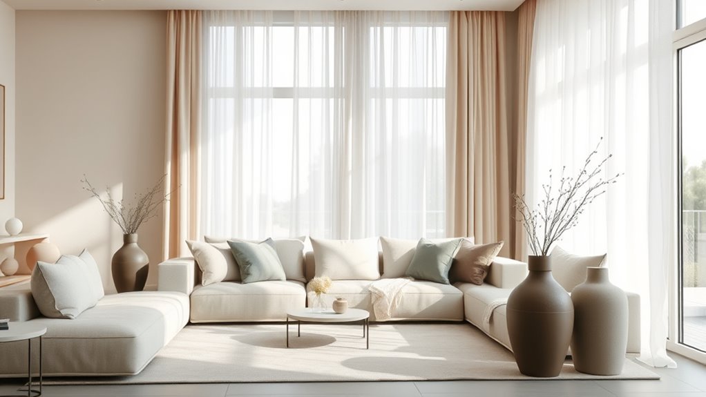 muted tones create elegance