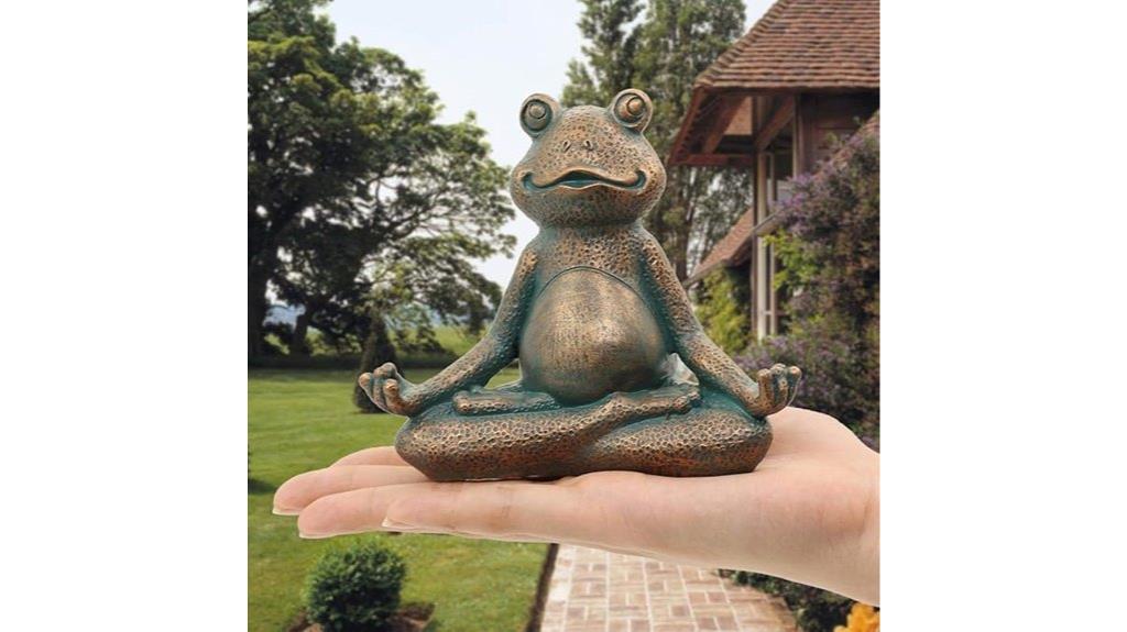 nacome frog garden statue
