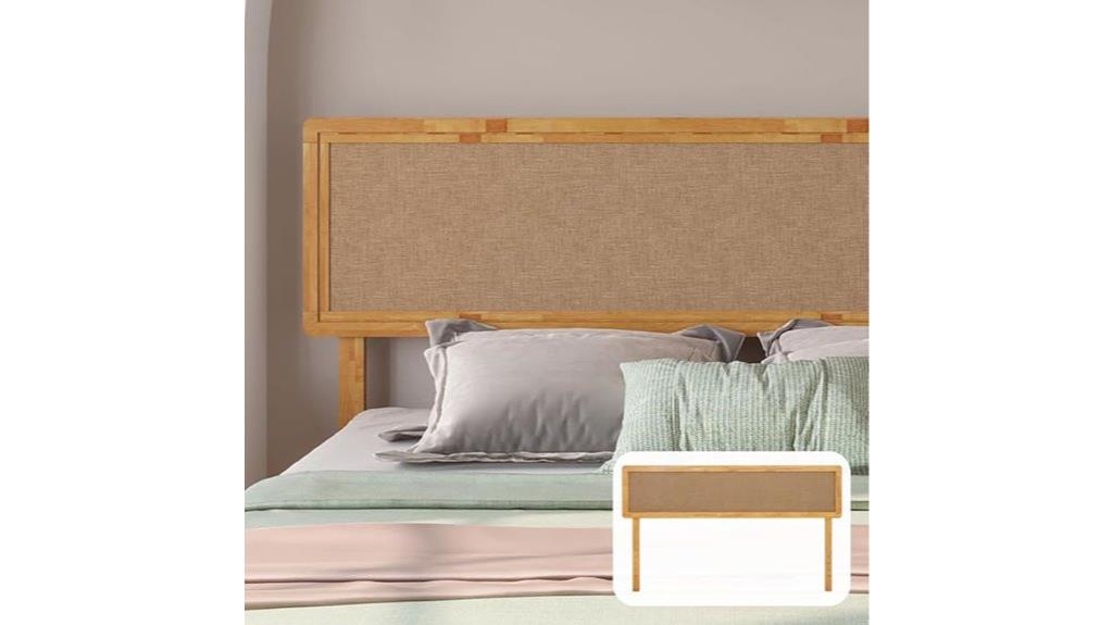 natural boho coastal headboard