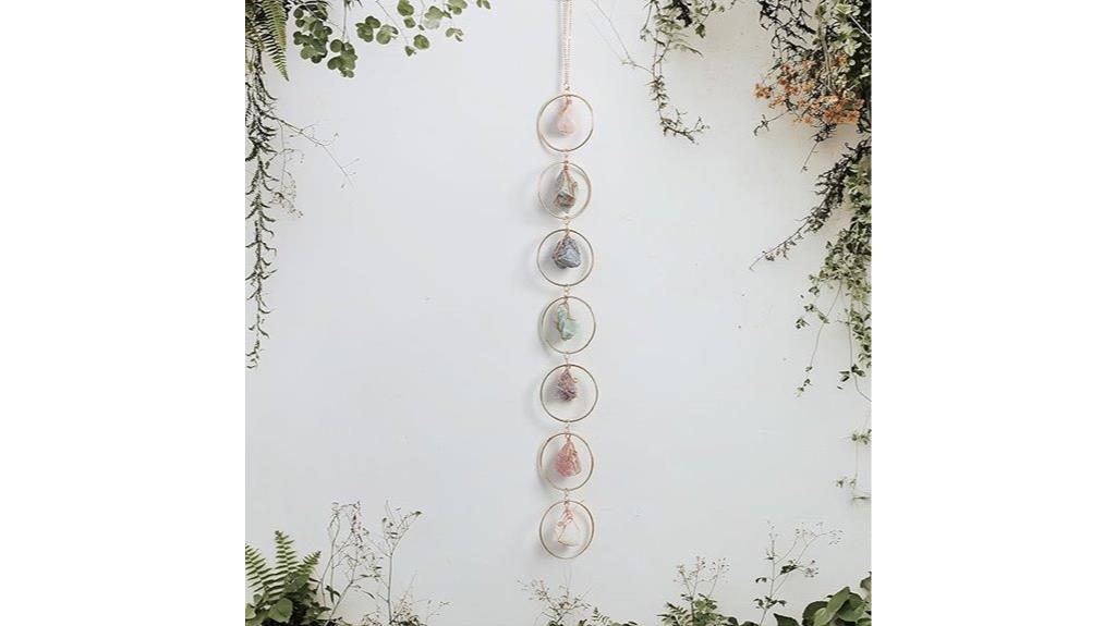 natural crystal wall decor
