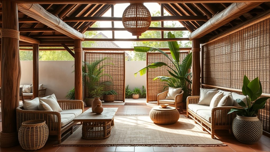 natural earthy textured decor