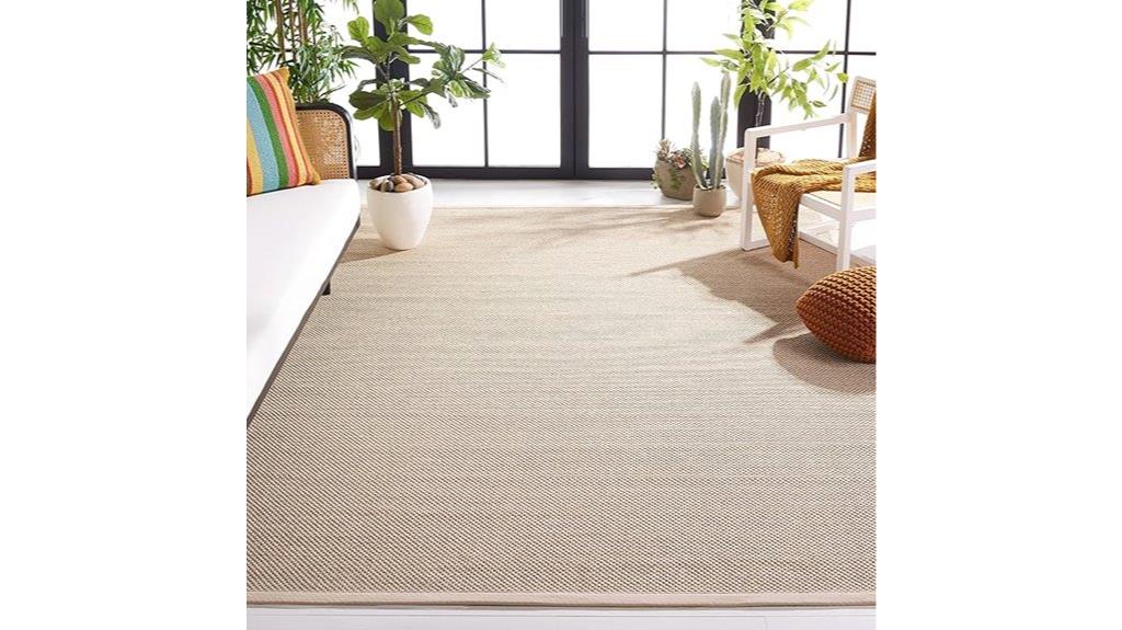 natural fiber 8x10 rug