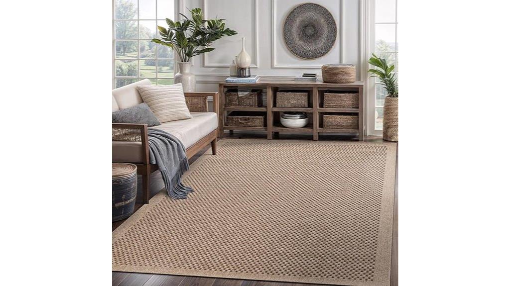 natural fiber indoor outdoor rug
