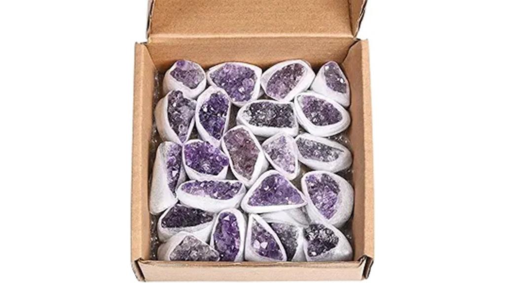 natural raw amethyst cluster