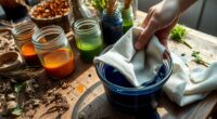 natural textile dyeing process