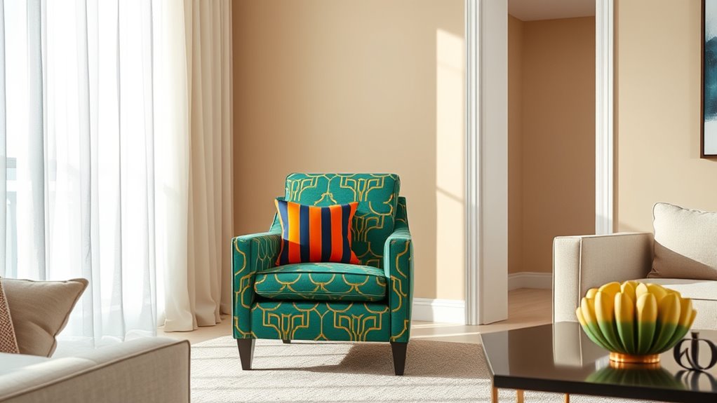 neutral base enables bold accents