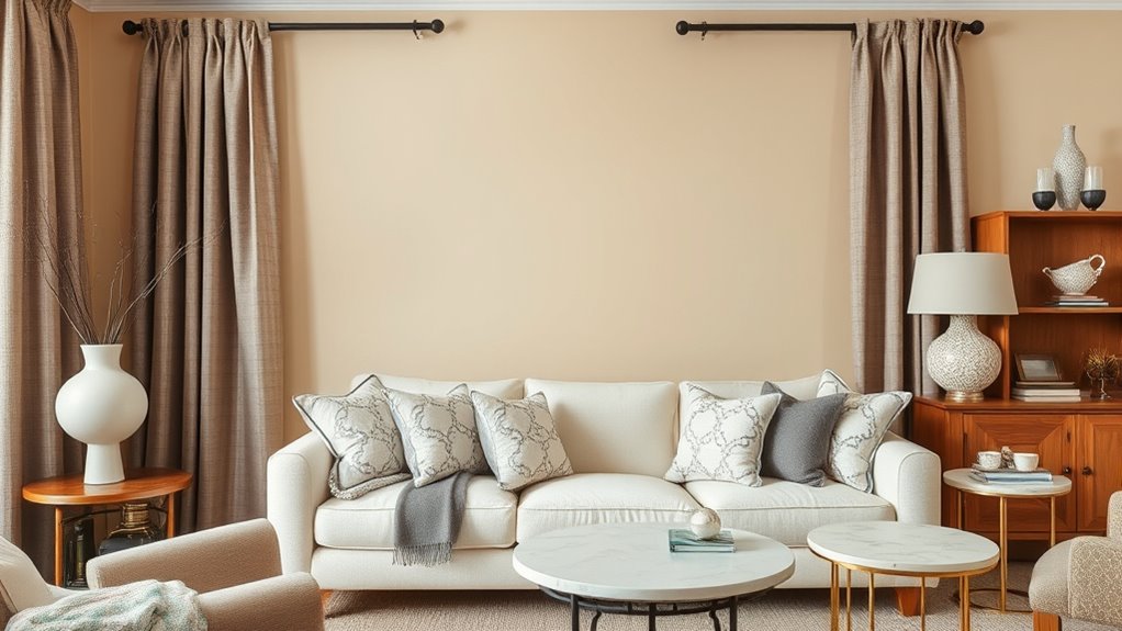 neutral shades enhance space