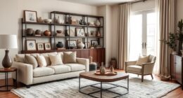 neutrals enhance eclectic style