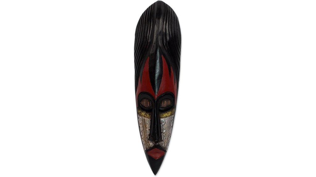 nigerian wooden mask art