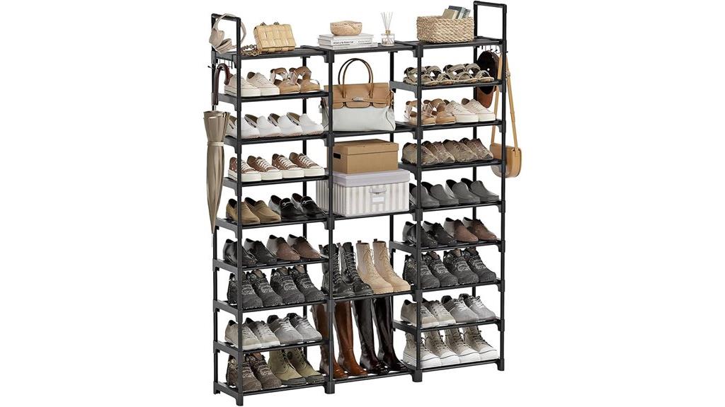 nine tier shoe storage